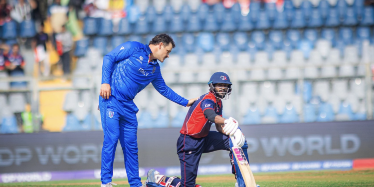 इटलीसँग नेपाल १० विकेटले पराजित