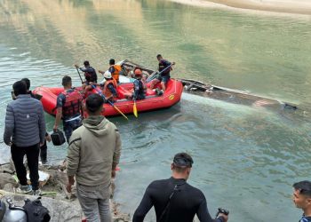 रामेछापमा बस दुर्घटना हुदा ५ जनाको मृत्यु, ८ जना घाइते