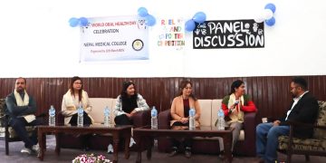 नेपाल मेडिकल कलेजमा विश्व मुख स्वास्थ्य दिवस मनाइयो