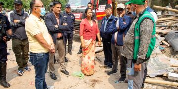 सुकुम्बासी बस्ती हटाइएको सार्वजनिक जग्गामा महानगरले तारबार लगाउने