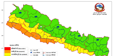 तातो दिन र तातो हावाको चेतावनी, तराईका धेरै जिल्लामा ‘हीट वेभ’को जोखिम