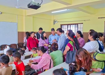 भोटेकोशी बाढीपीडित १३२ बालबालिकालाई काठमाडौं महानगरले पठायो विद्यालय