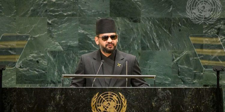 यूएन महासभामा प्रधानमन्त्री शाह : ‘हिमालयन सुनामी’ विश्वका लागि चेतावनी, जलवायु न्यायमा नयाँ सहकार्यको प्रस्ताव