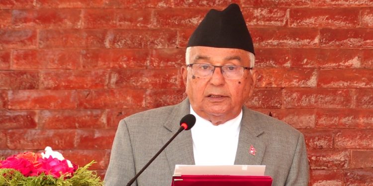 भोटेकोसी विपत्तिले हिमाली जोखिमको संकेत गर्यो, जलवायु न्यायका लागि विश्वसँग राष्ट्रपतिको आग्रह